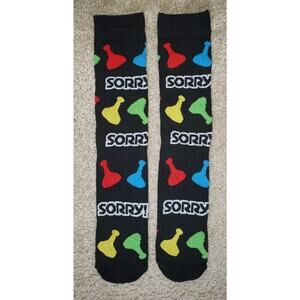 Hasbro SORRY! Board Game Socks fit Sizes 6-8 Brand New Nwot Games